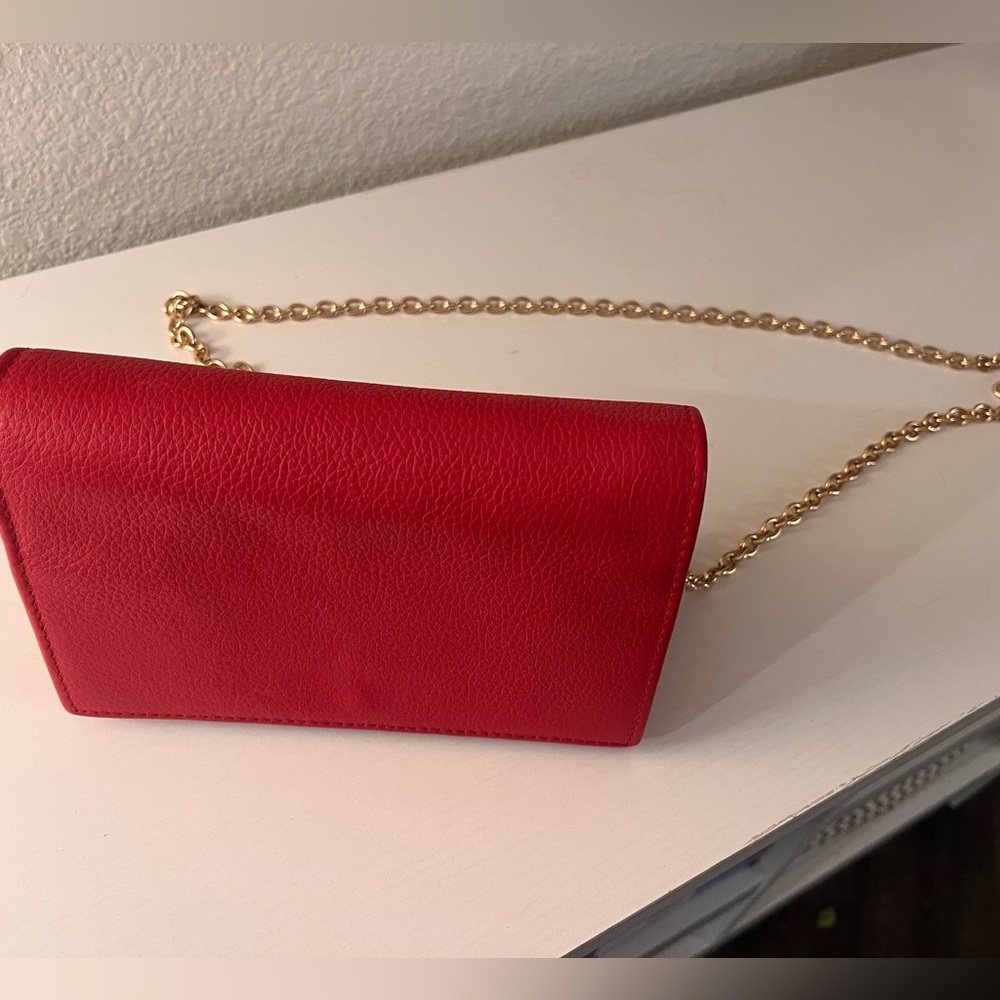 Saffiano leather Clutch